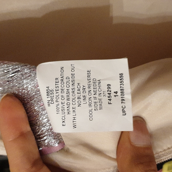 Chantilly Place Big Girls 14 Beaded-Waist Wire-Hem Long Dress wedding  dress - Picture 15 of 16